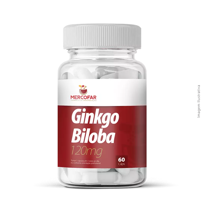 Ginkgo Biloba 120mg 60 Cápsulas