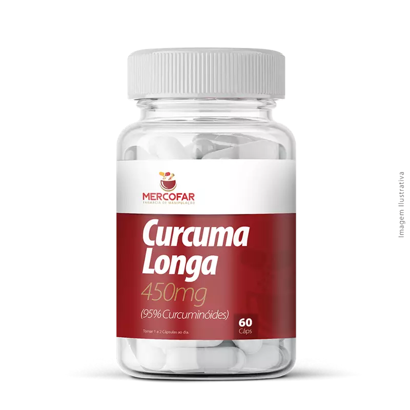 Curcuma Longa 450mg (95% Curcuminoides) 60 Cápsulas