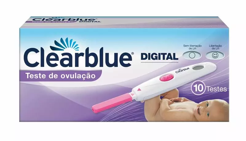 Teste de Ovulação Digital Clearblue 10 Unidades